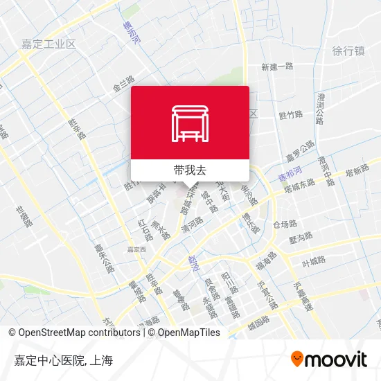嘉定中心医院地图