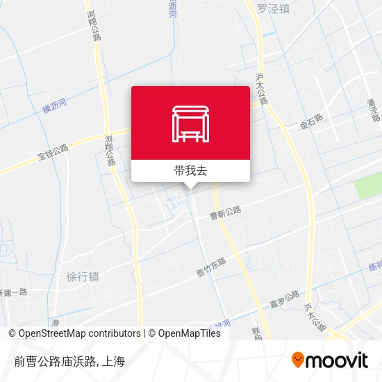前曹公路庙浜路地图