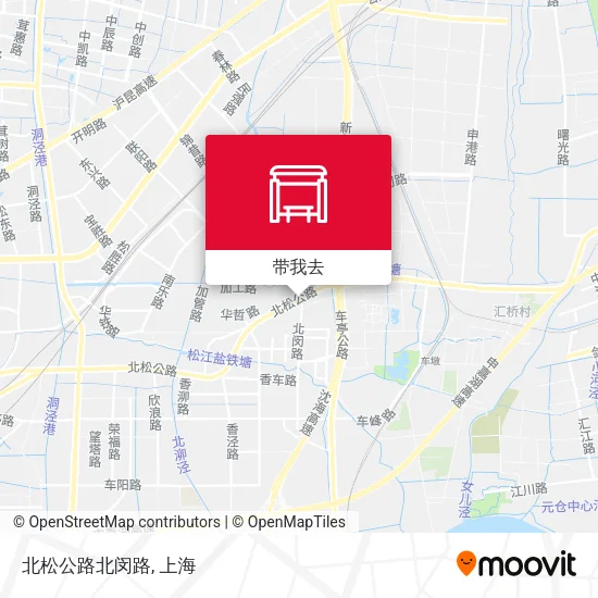 北松公路北闵路地图
