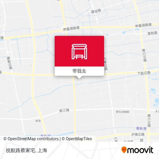 祝航路蔡家宅地图