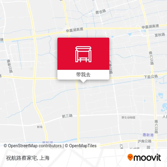祝航路蔡家宅地图