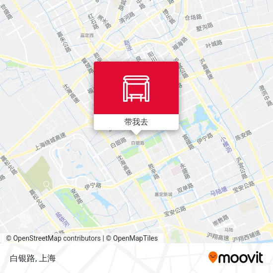 白银路地图