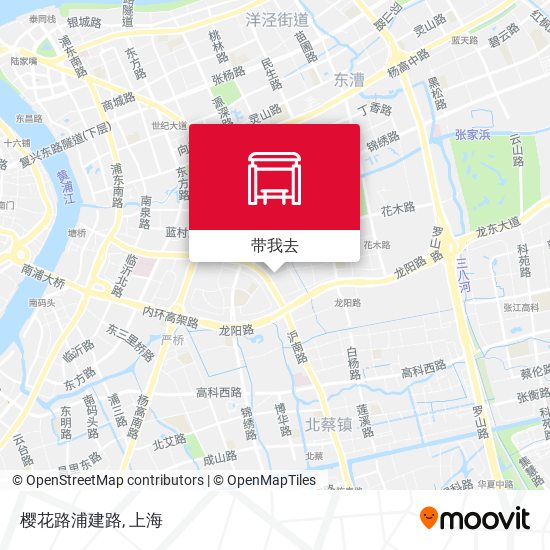 樱花路浦建路地图