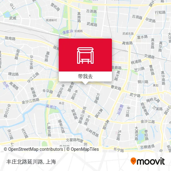 丰庄北路延川路地图