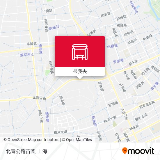 北青公路苗圃地图