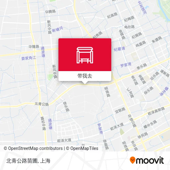 北青公路苗圃地图