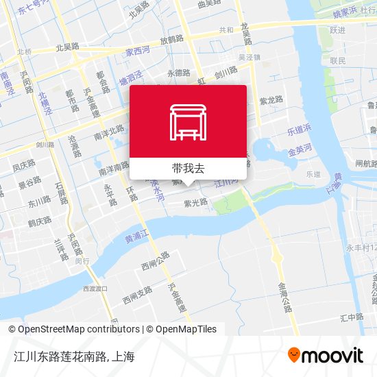 江川东路莲花南路地图