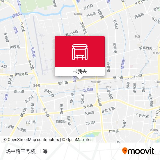 场中路三号桥地图