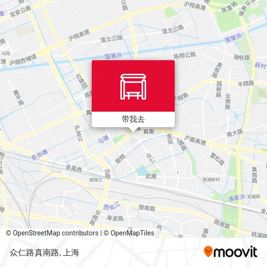 众仁路真南路地图