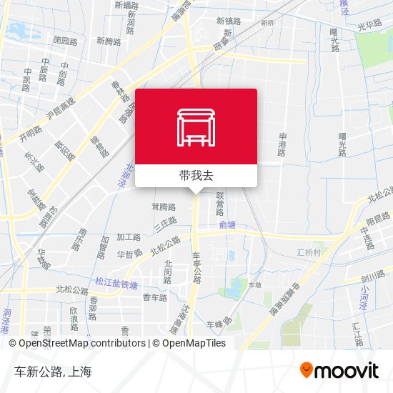 车新公路地图