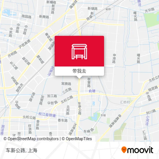 车新公路地图