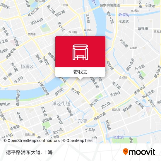 德平路浦东大道地图
