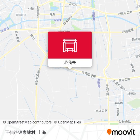 王仙路钱家埭村地图