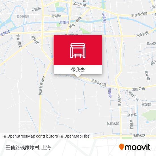 王仙路钱家埭村地图