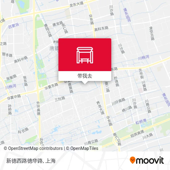 新德西路德华路地图