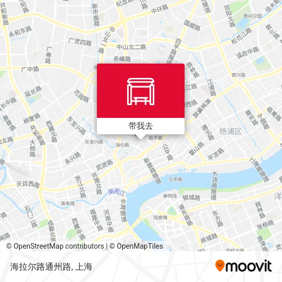 海拉尔路通州路地图