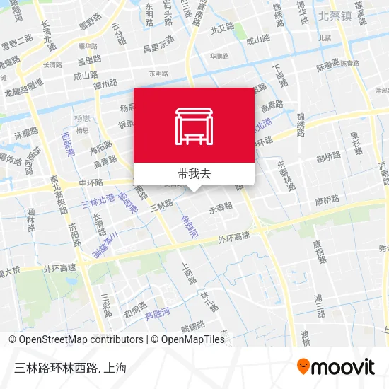三林路环林西路地图
