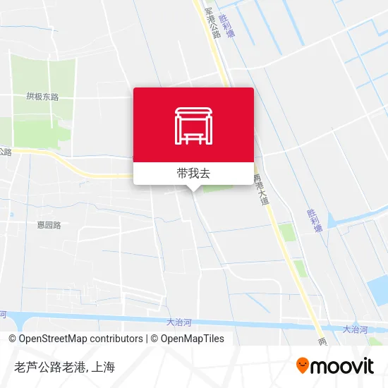 老芦公路老港地图