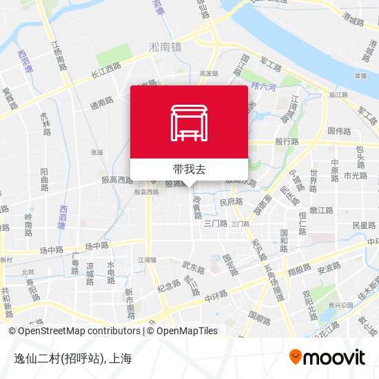 逸仙二村(招呼站)地图