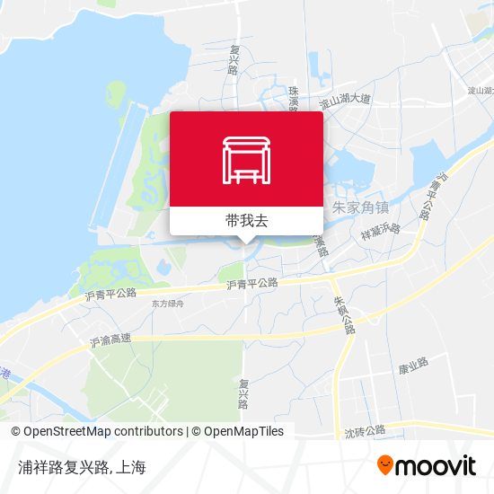 浦祥路复兴路地图