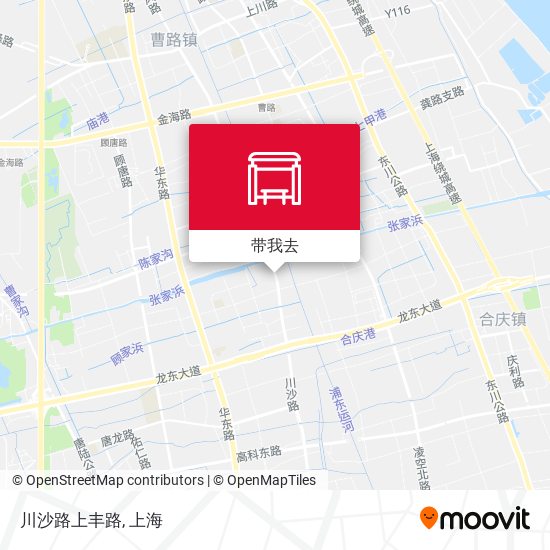 川沙路上丰路地图