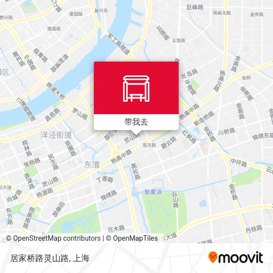 居家桥路灵山路地图
