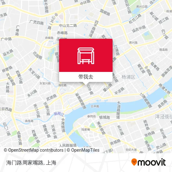 海门路周家嘴路地图