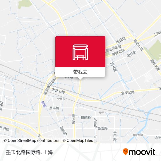 墨玉北路园际路地图