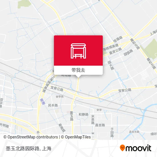 墨玉北路园际路地图