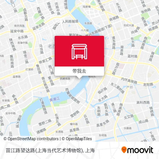 苗江路望达路(上海当代艺术博物馆)地图