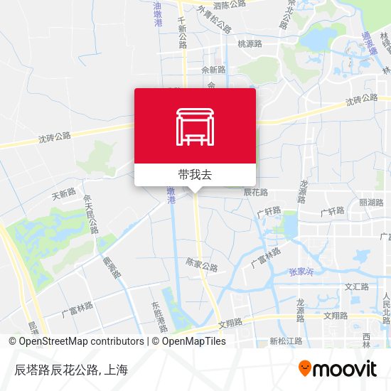 辰塔路辰花公路地图