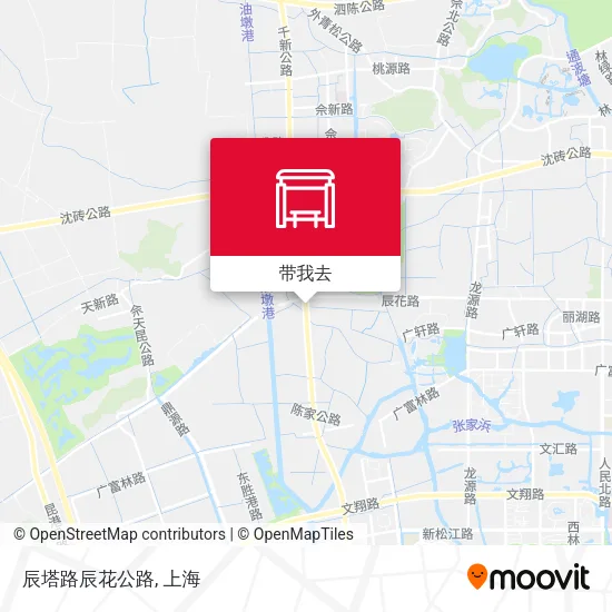 辰塔路辰花公路地图