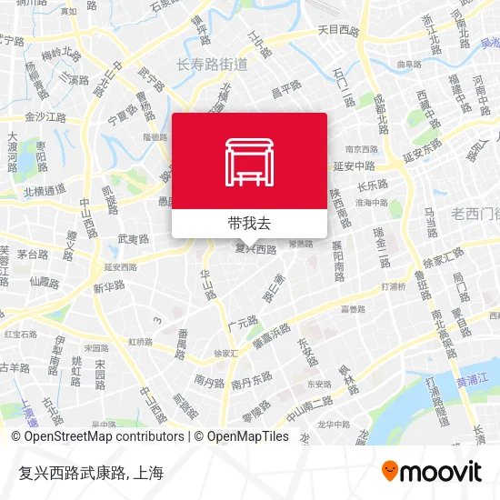 复兴西路武康路地图