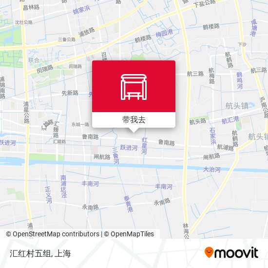汇红村五组地图