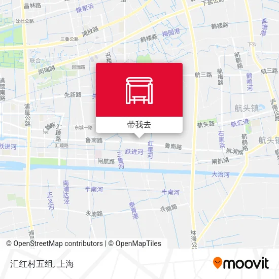 汇红村五组地图