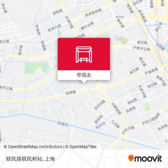 联民路联民村站地图