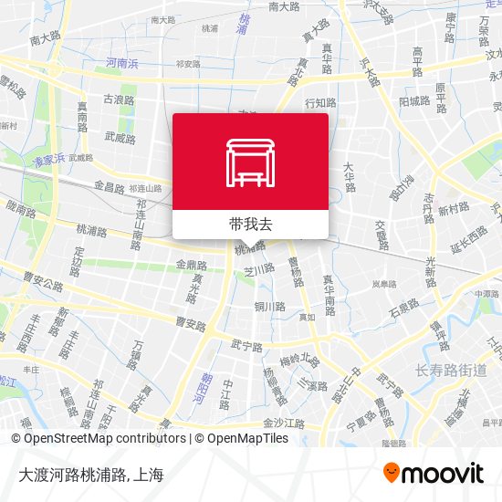 大渡河路桃浦路地图