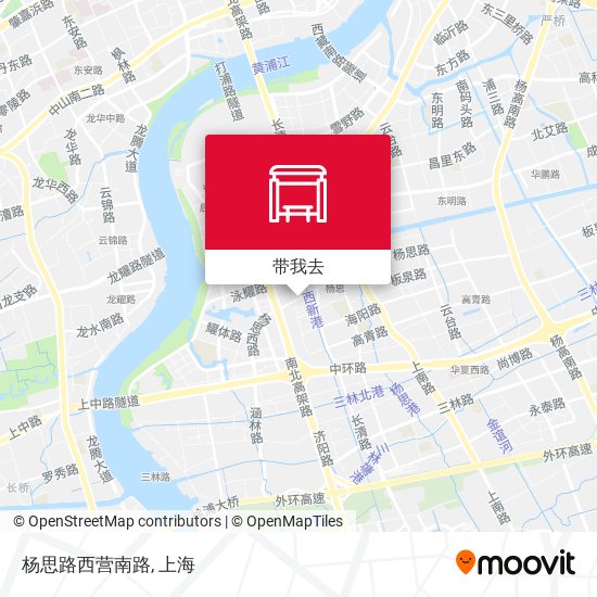 杨思路西营南路地图