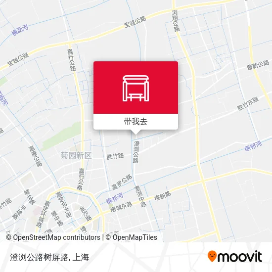澄浏公路树屏路地图