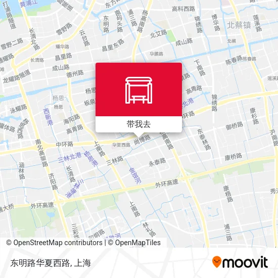 东明路华夏西路地图