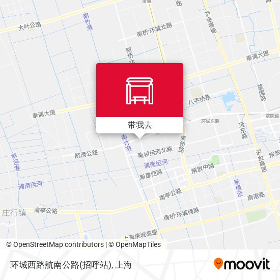 环城西路航南公路(招呼站)地图