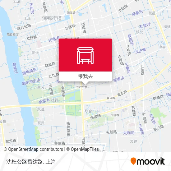 沈杜公路昌达路地图