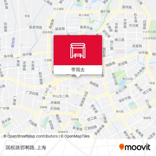 国权路邯郸路地图
