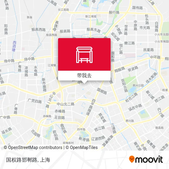 国权路邯郸路地图