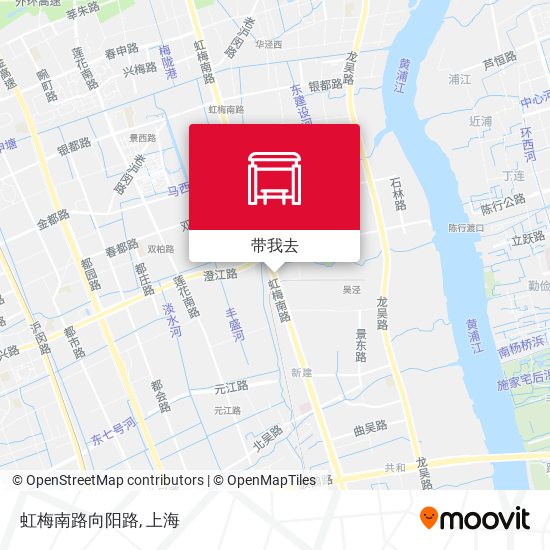 虹梅南路向阳路地图