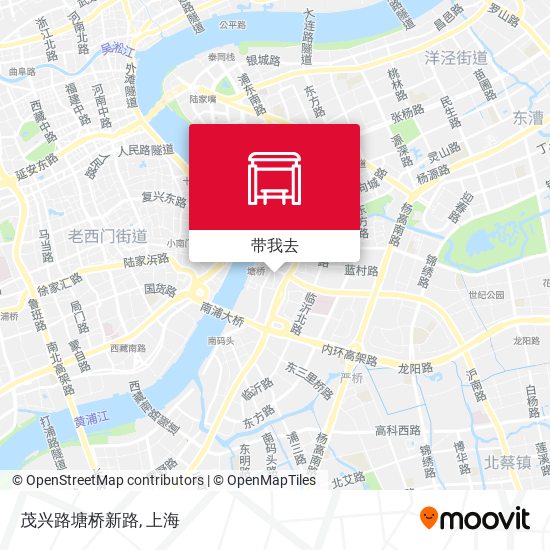 茂兴路塘桥新路地图
