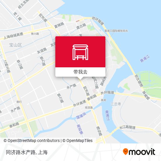 同济路水产路地图