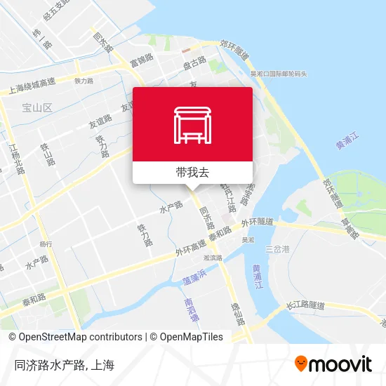 同济路水产路地图