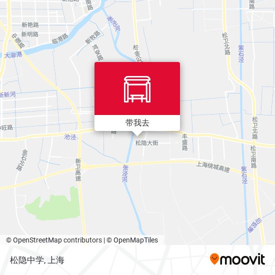 松隐中学地图