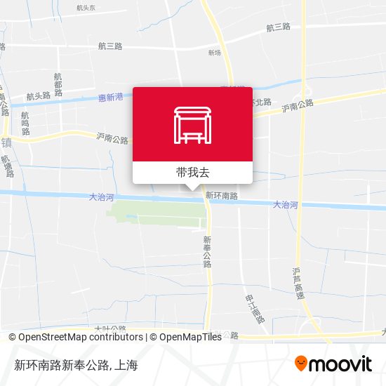 新环南路新奉公路地图